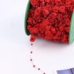 Marque Generique Guirlande De Perles Perles Garniture De Chaîne Bricolage Mariage Mari… 15