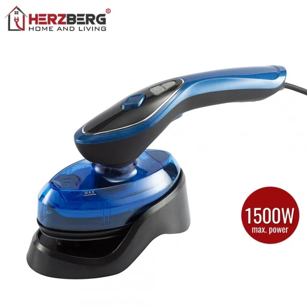 Herzberg HG-8056: Fer à Repasser à Vapeur Et à Sec Portable 2 En 1 4