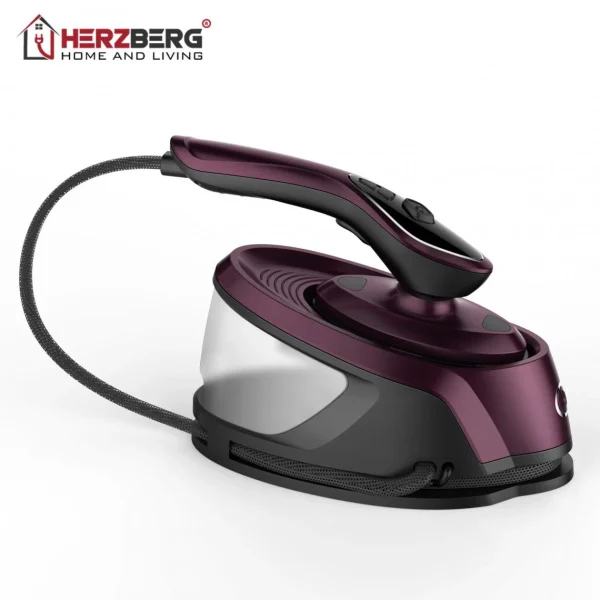 Herzberg HG-8057: Fer à Vapeur Multifonction Avec Station 3