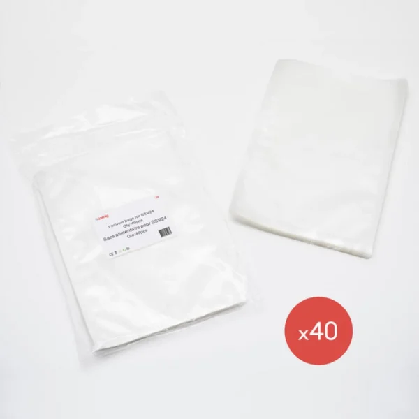 HKOENIG L24 40 SACS POUR SSV24 APPAREIL DE MISE SOUS VIDE ALIMENTAIRE 1