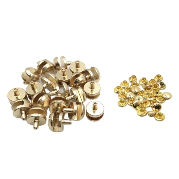 Marque Generique Rivets Boucle Pop Clou Ceinture Pour Cuir 1