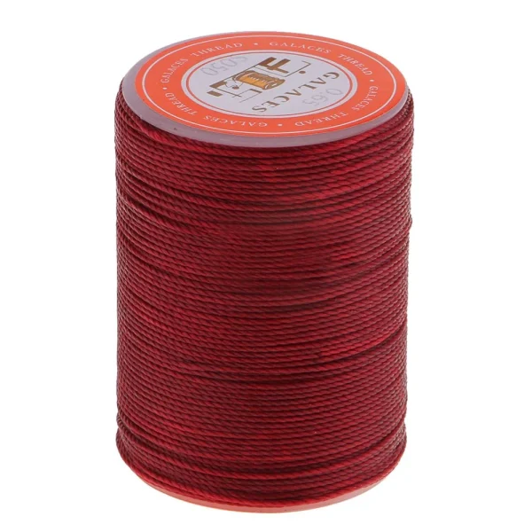 Marque Generique Fil à Coudre En Polyester Ciré Fil à Coudre à La Main Craft Rouge … 1
