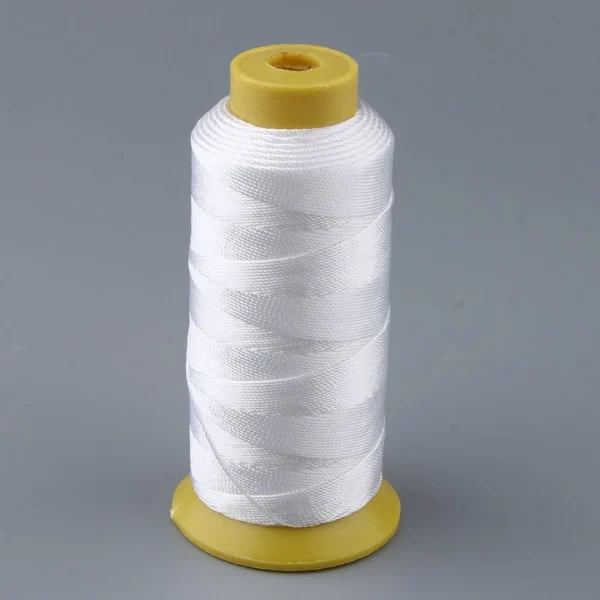 Marque Generique Fil à Coudre En Nylon Collé De 200 Mètres Pour Cuir Blanc 1