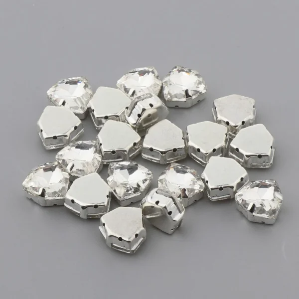 Marque Generique 20pcs Coudre Des Strass En Cristal Avec Des Trous Pour Des Chaussures … 1