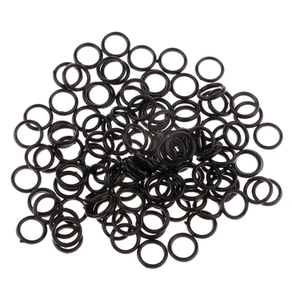 Marque Generique 100 Pcs En Nylon Soutien-gorge Sangle Régleur Slider O Ring Lingerie … 1