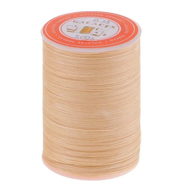Marque Generique Fil De Cire Rond En Polyester 0,35 Mm Couture Couture Bricolage Artisa… 1