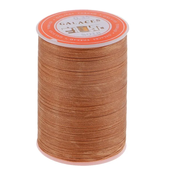 Marque Generique Fil De Cire Rond De Polyester De 0.35mm Cousant La Couture Bricolage D… 1