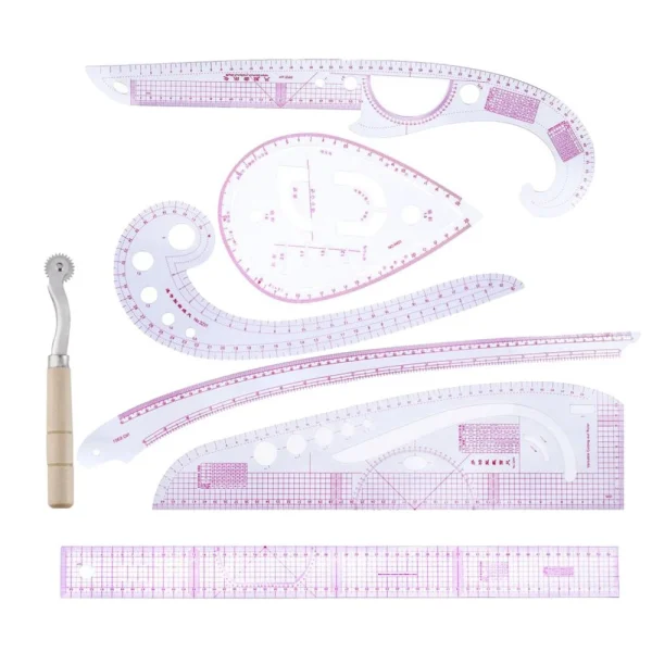 Marque Generique Règle De Courbe Française De Règle D’outils De Couture De 7Pcs Pour… 1