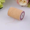 Marque Generique Fil Rond Ciré Par Polyester De 130 Mètres Cousant Piquant Beige 5
