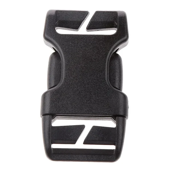 Marque Generique 1pcs Boucle De Libération Latérale En Plastique Noir Boucles Sangle … 1