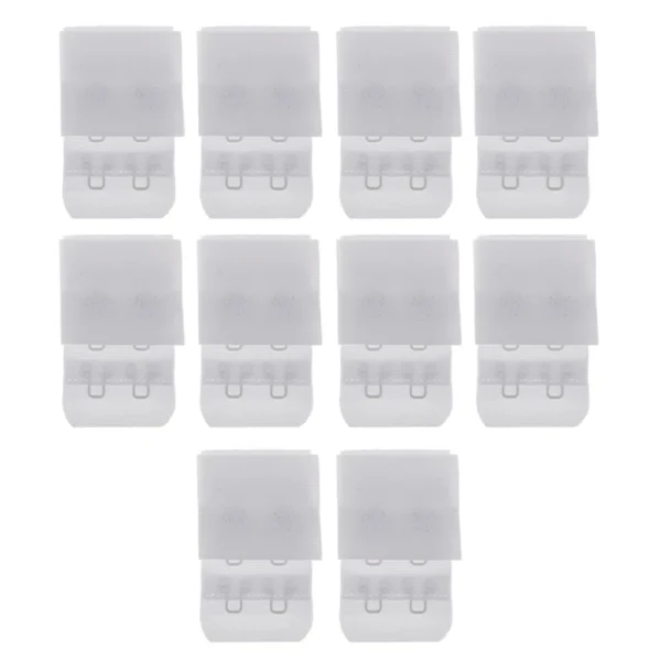 Marque Generique 10pcs 2 Crochets 3 Rangées De Soutien-gorge 1