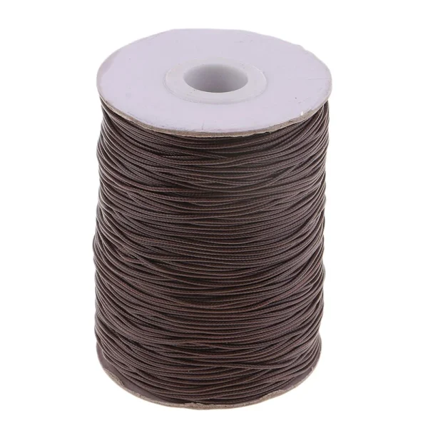 Marque Generique Cordon En Coton Ciré De 170 Mètres Avec Perles Permettant De Fabriqu… 1