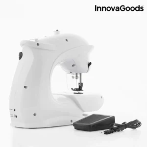Machine à Coudre Compacte InnovaGoods 6 V 1000 MA Blanche 8