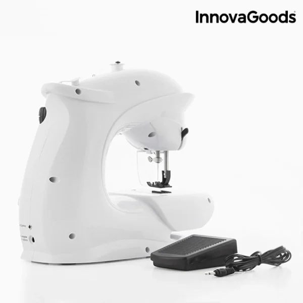 Machine à Coudre Compacte InnovaGoods 6 V 1000 MA Blanche 3