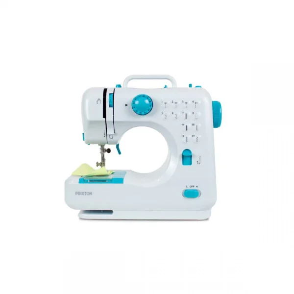 Prixton Machine à Coudre P110 – Portable – Bleu – 12 Points De Couture 1