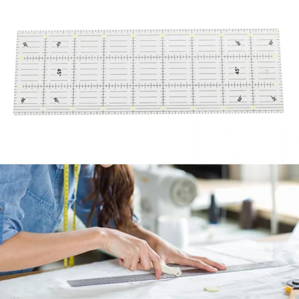 Marque Generique Machines à Coudre De Règle De Modèle De Courtepointe 5