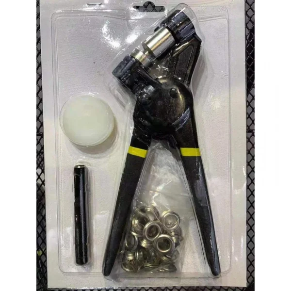 Marque Generique Oeillet Main Kit De Presse Outil Machine Pince 6