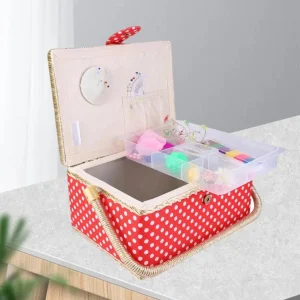 Marque Generique Panier à Couture Grand Organisateur Plateau Amovible 11