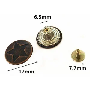 Marque Generique Pantalon Jeans Ajustable Bouton Remplacement 17mm 11