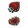 Marque Generique Patch De Broderie Sticker Pailleté Tricot Hotfix 19