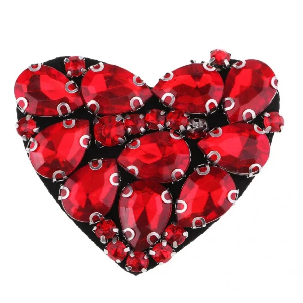 Marque Generique Patch Strass Coeur 3