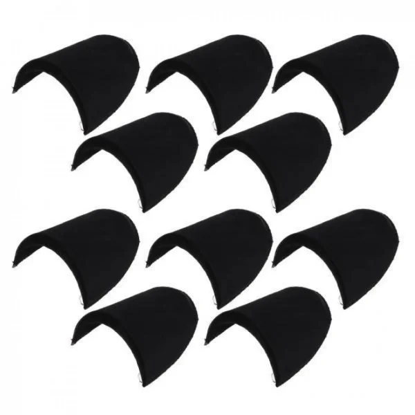 Marque Generique Épaulettes éponge Noires 1