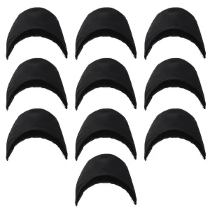 Marque Generique Épaulettes éponge Noires 9