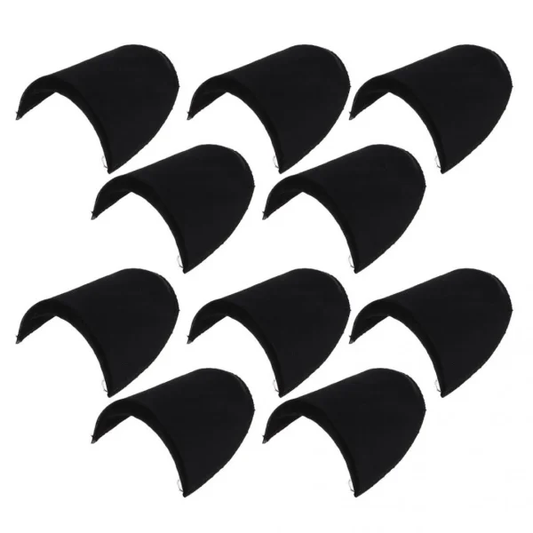 Marque Generique Épaulettes éponge Noires 4
