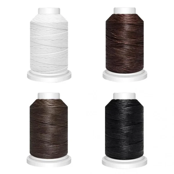 Marque Generique Polyester Ciré Fil À Coudre En Cuir 1mm 1