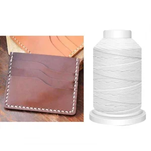 Marque Generique Polyester Ciré Fil À Coudre En Cuir 1mm 11