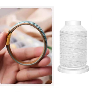 Marque Generique Polyester Ciré Fil À Coudre En Cuir 1mm 13