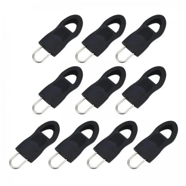 Marque Generique Remplacement Balises Fermeture À Glissière Zip Fixateur Noir De Rép… 1