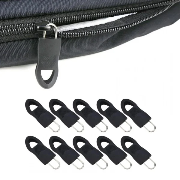 Marque Generique Remplacement Balises Fermeture À Glissière Zip Fixateur Noir De Rép… 4