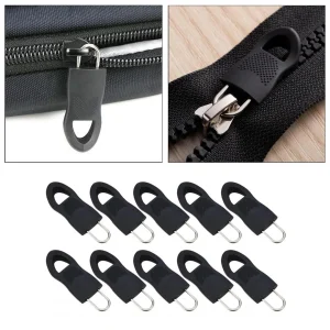 Marque Generique Remplacement Balises Fermeture À Glissière Zip Fixateur Noir De Rép… 13