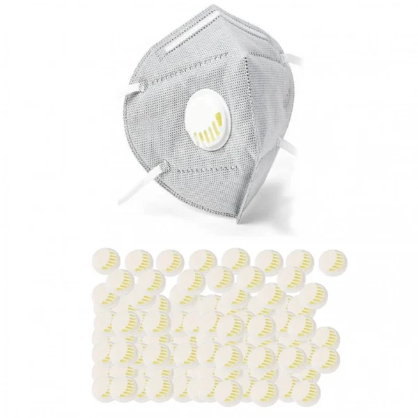 Marque Generique Respirateur De Remplacement De Filtre De Valve Respiratoire 200pcs Pou… 6
