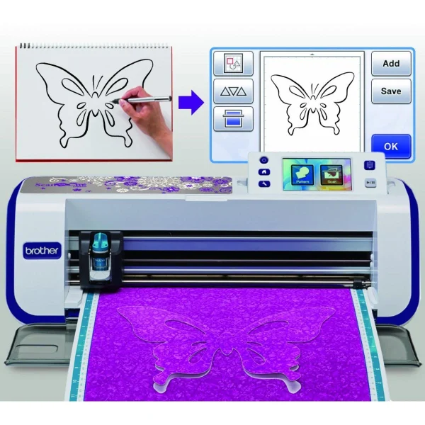 ScanNCut CM600 Brother – Machine De Découpe Avec 6