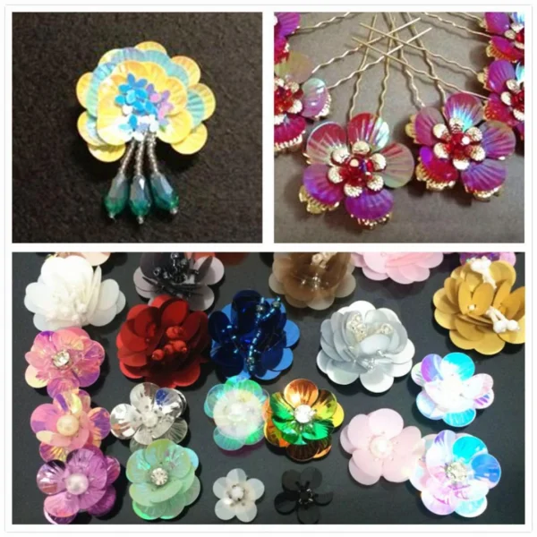 Marque Generique Shell Loose Sequins Couture Paillette Diy Bijoux Artisanat Décoration… 5