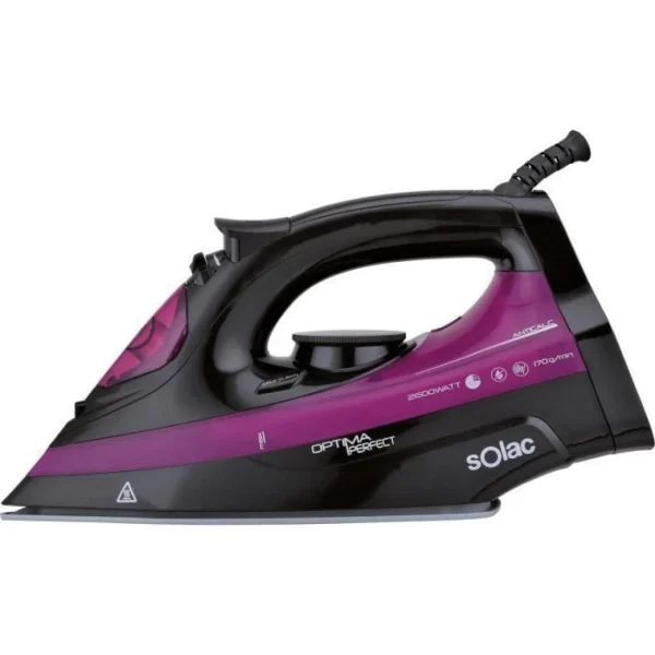 SOLAC New Optima Pro -PV2114 Fer Vapeur – 2600 W – Semelle Ceramique -… 1