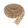 Marque Generique Strass Thermocollant Pour Vetement Ruban Doré 11