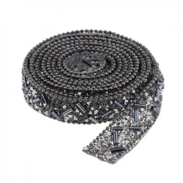 Marque Generique Strass Thermocollant Pour Vetement Ruban Doré 1
