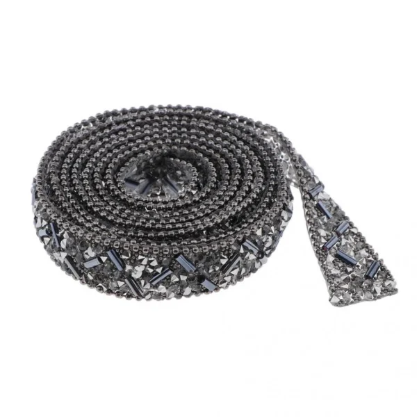 Marque Generique Strass Thermocollant Pour Vetement Ruban Doré 4
