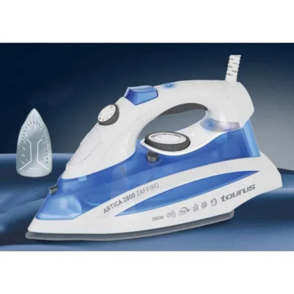 TAURUS 918851000 Fer A Repasser Artica Zaffiro – 2800 W – Blanc Et Ble… 1